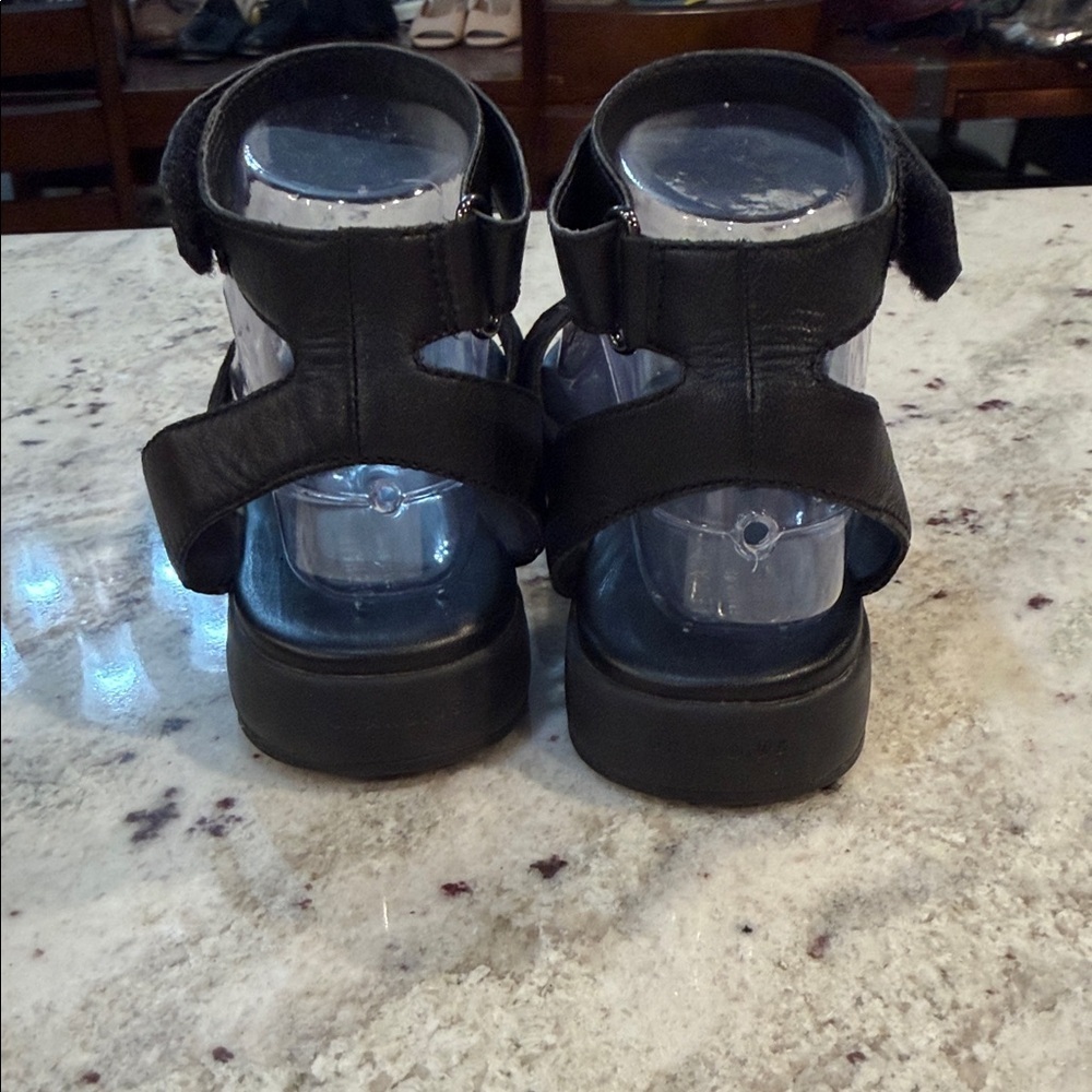 Cole Haan Black Leather Women's Sandals - Picture 6 of 7